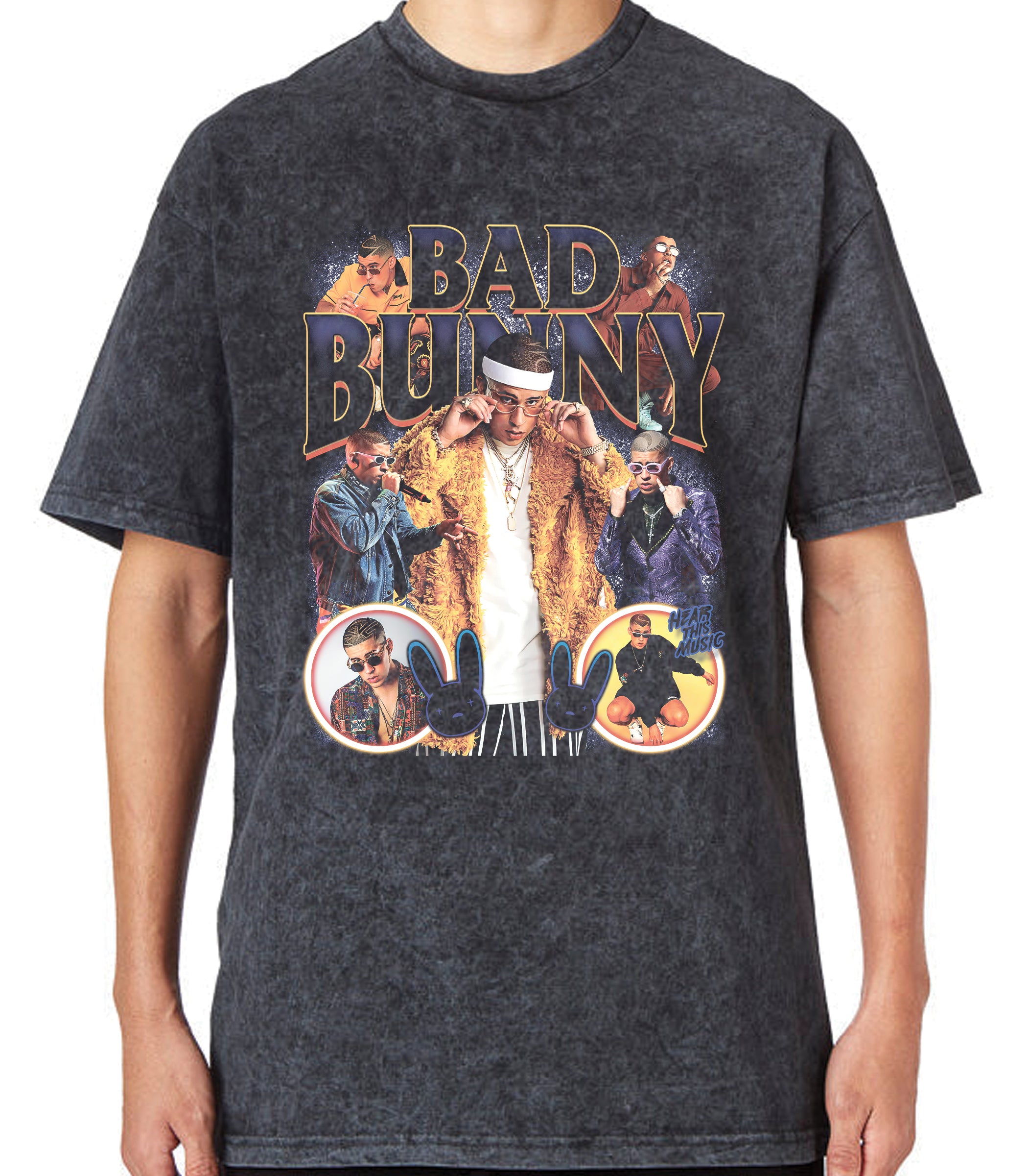 Bad Bunny Top Hip Hip Poster Logo Design T tshirt Bad Bunny