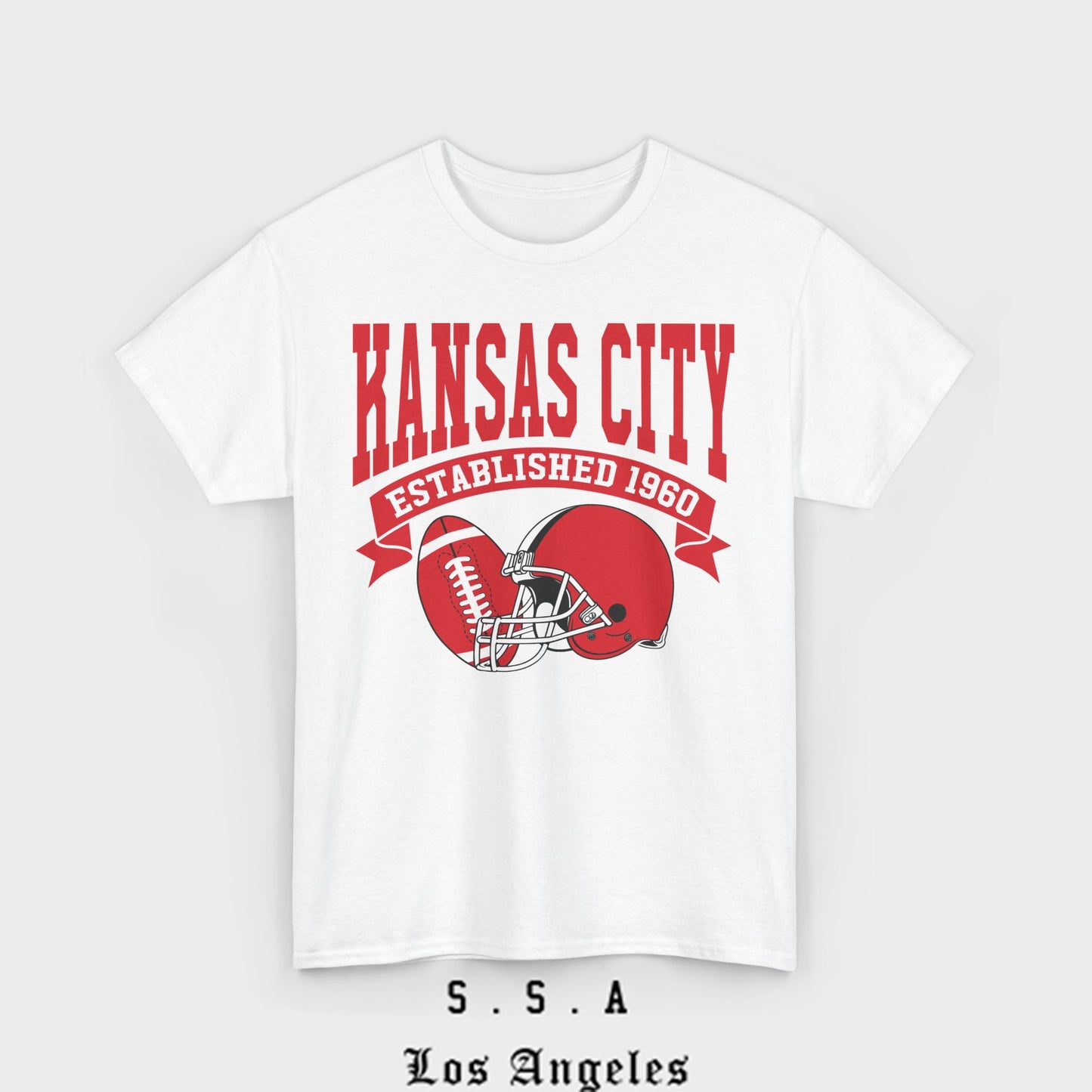 Kansas City Collegiate T-Shirt – Classic Football Established 1960 Tee