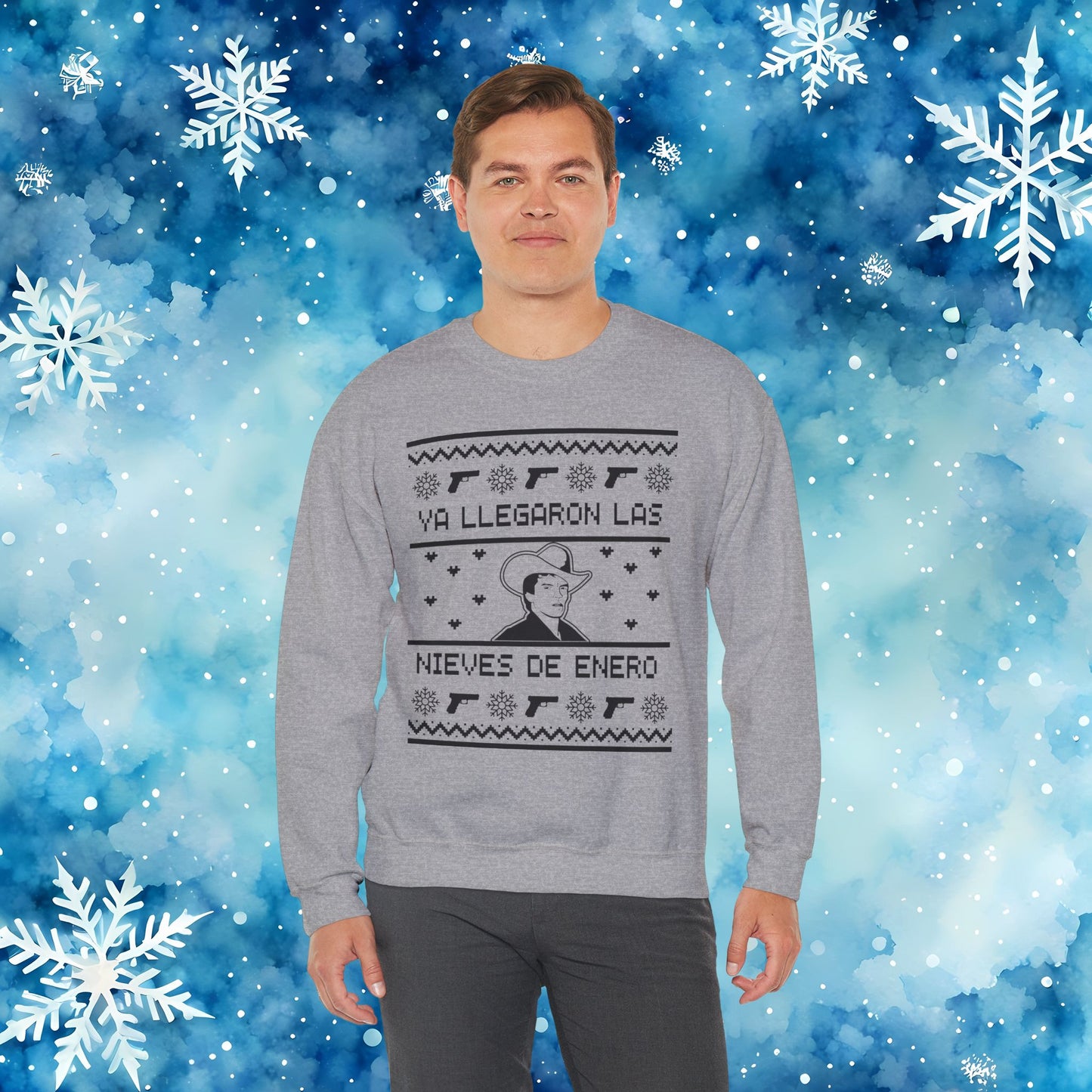 Ya Llegaron Las Nieves de Enero Ugly Christmas Sweater