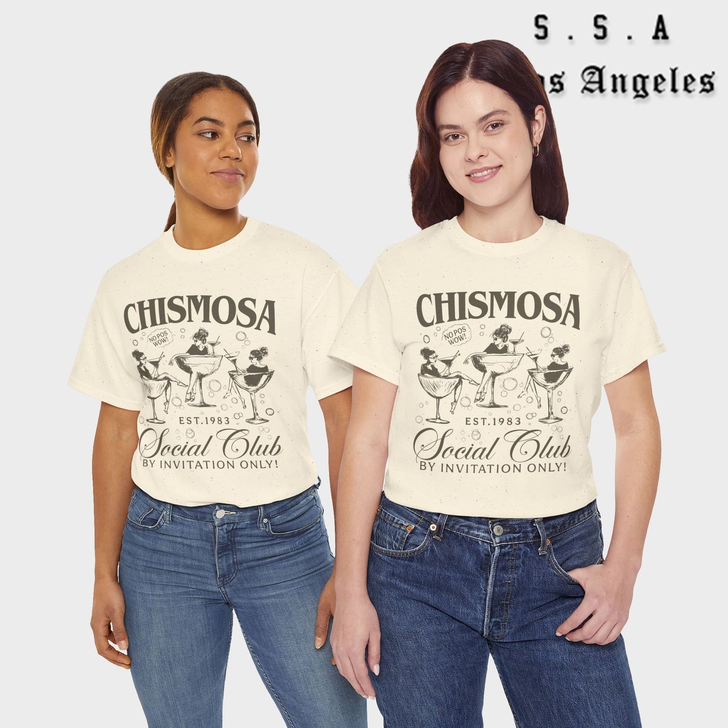 Chismosa Social Club T Shirt – Funny Vintage Vibe Tee