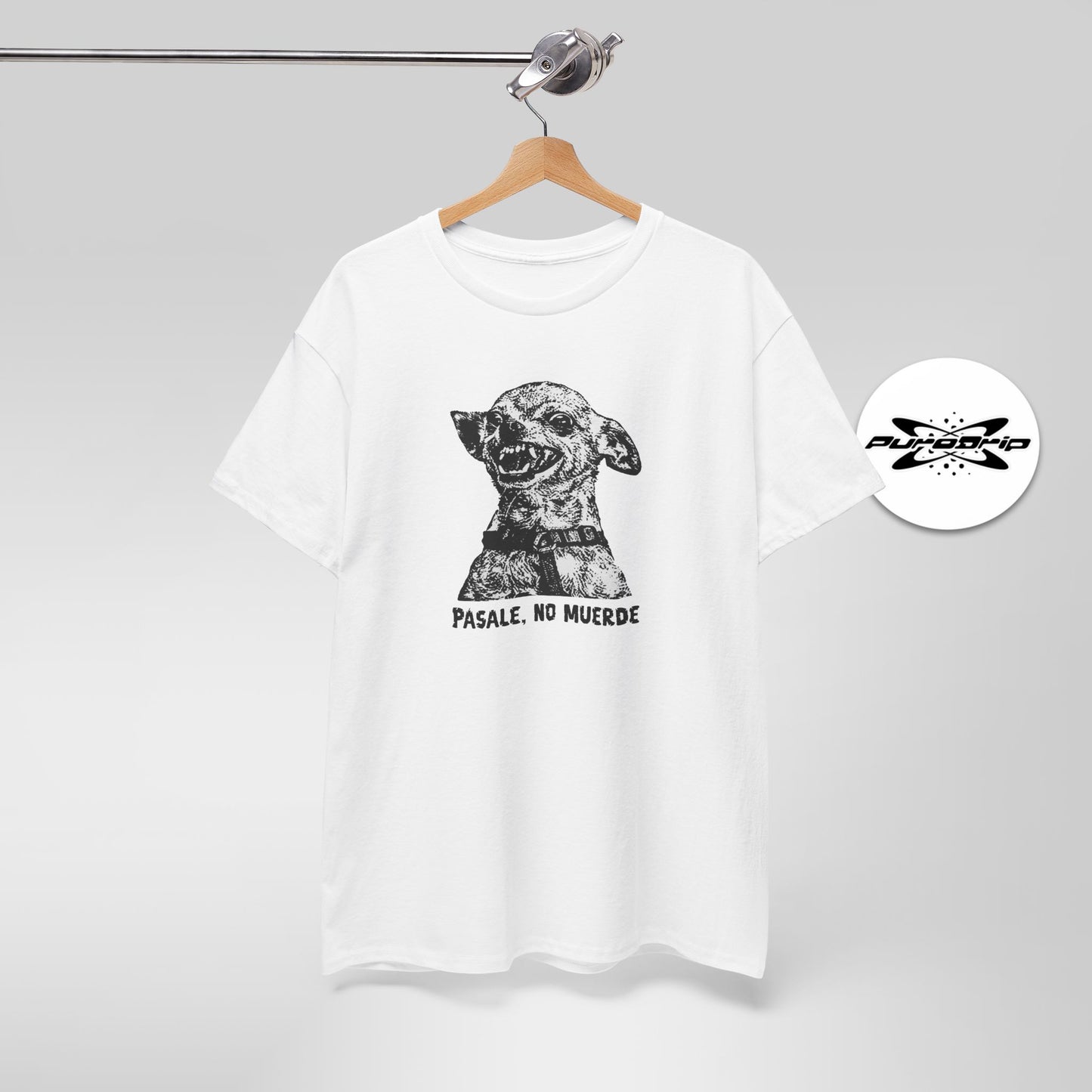 Angry Chihuahua T-Shirt – "Pásale, No Muerde" Tee