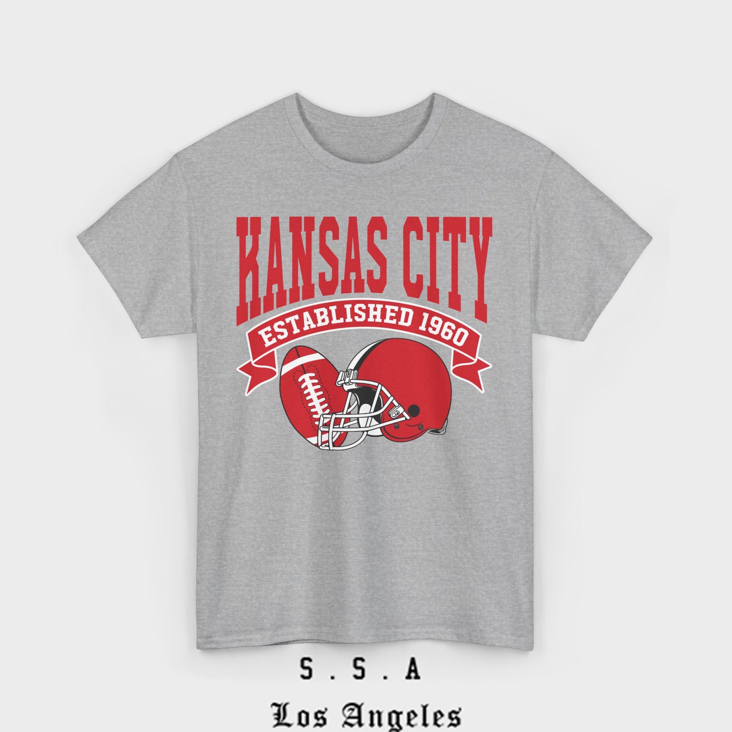 Kansas City Collegiate T-Shirt – Classic Football Established 1960 Tee