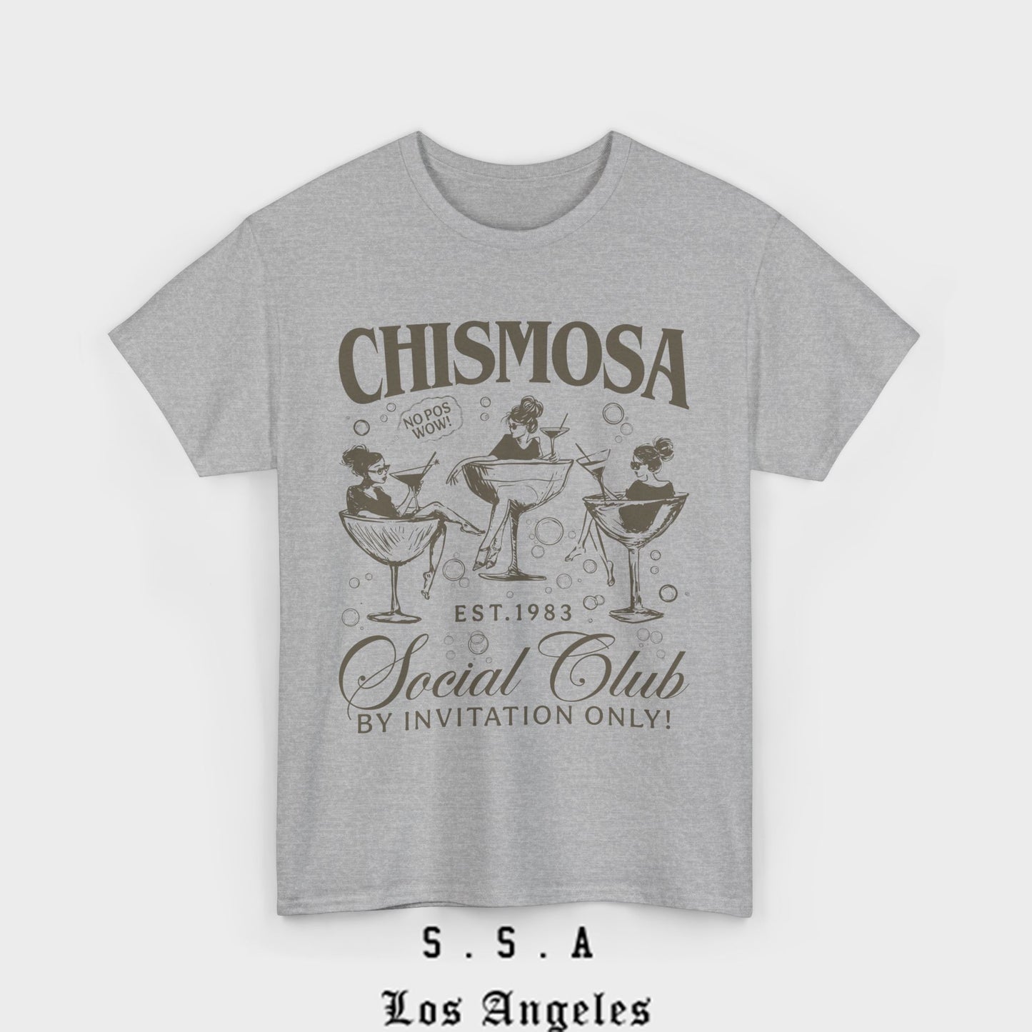 Chismosa Social Club T Shirt – Funny Vintage Vibe Tee