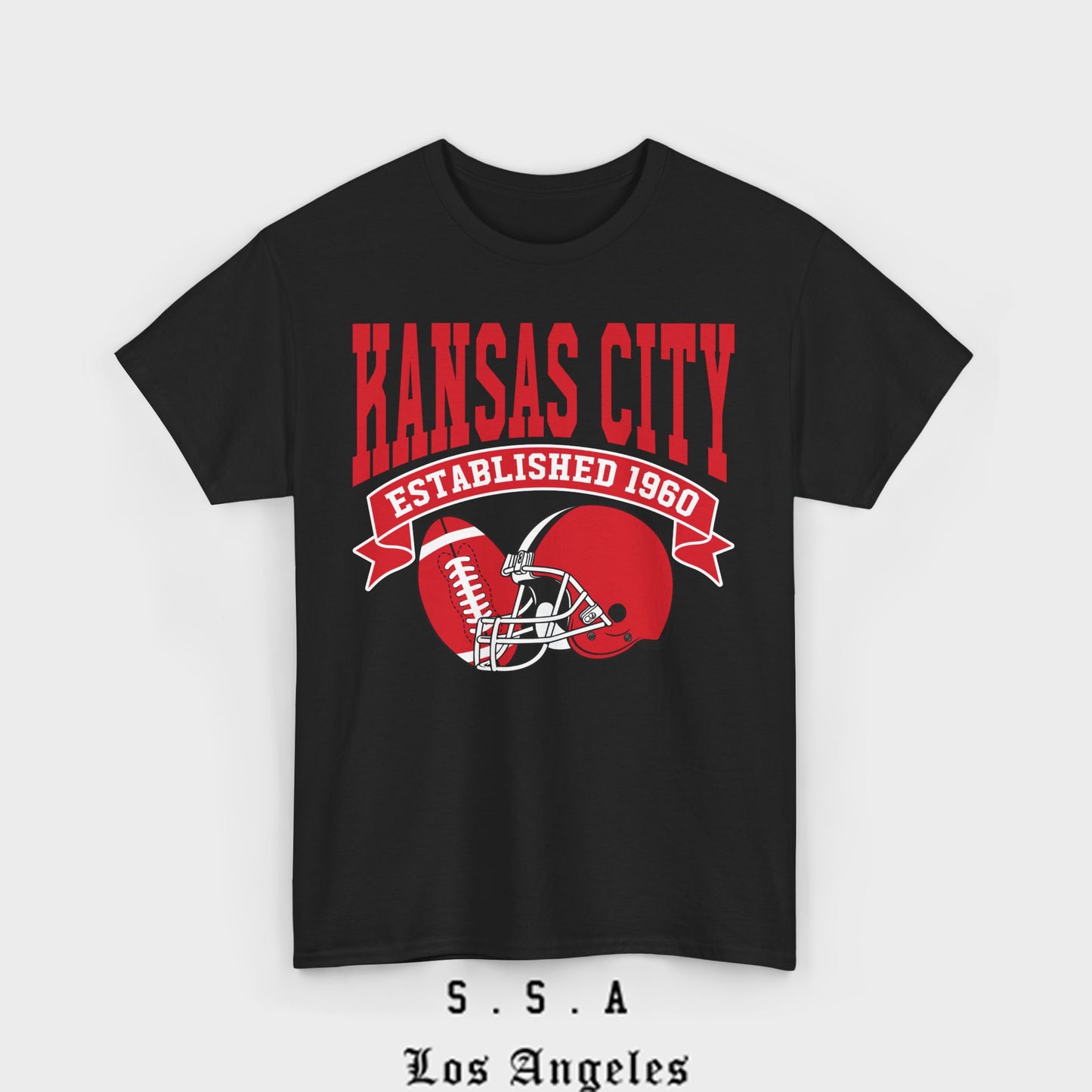 Kansas City Collegiate T-Shirt – Classic Football Established 1960 Tee