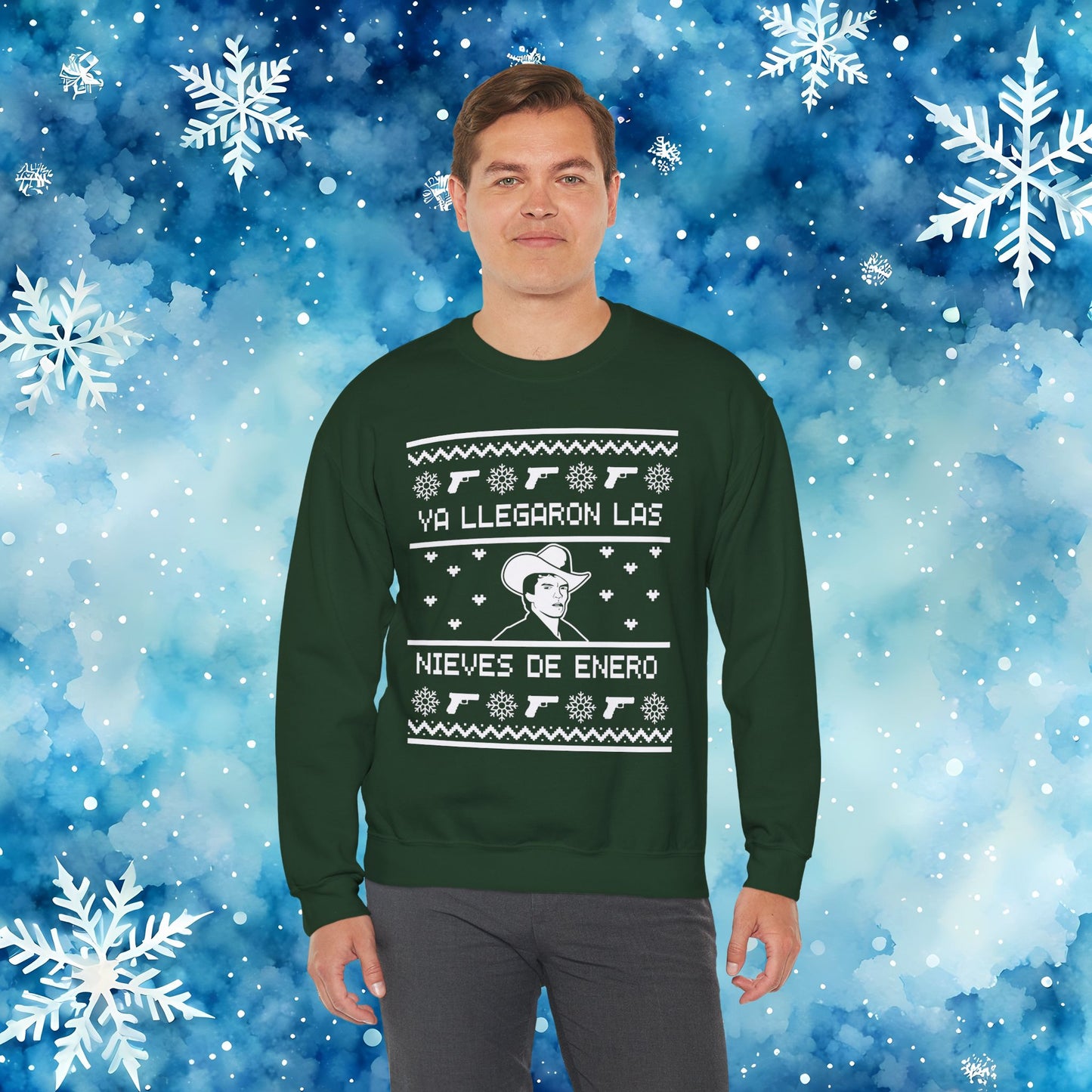 Ya Llegaron Las Nieves de Enero Ugly Christmas Sweater