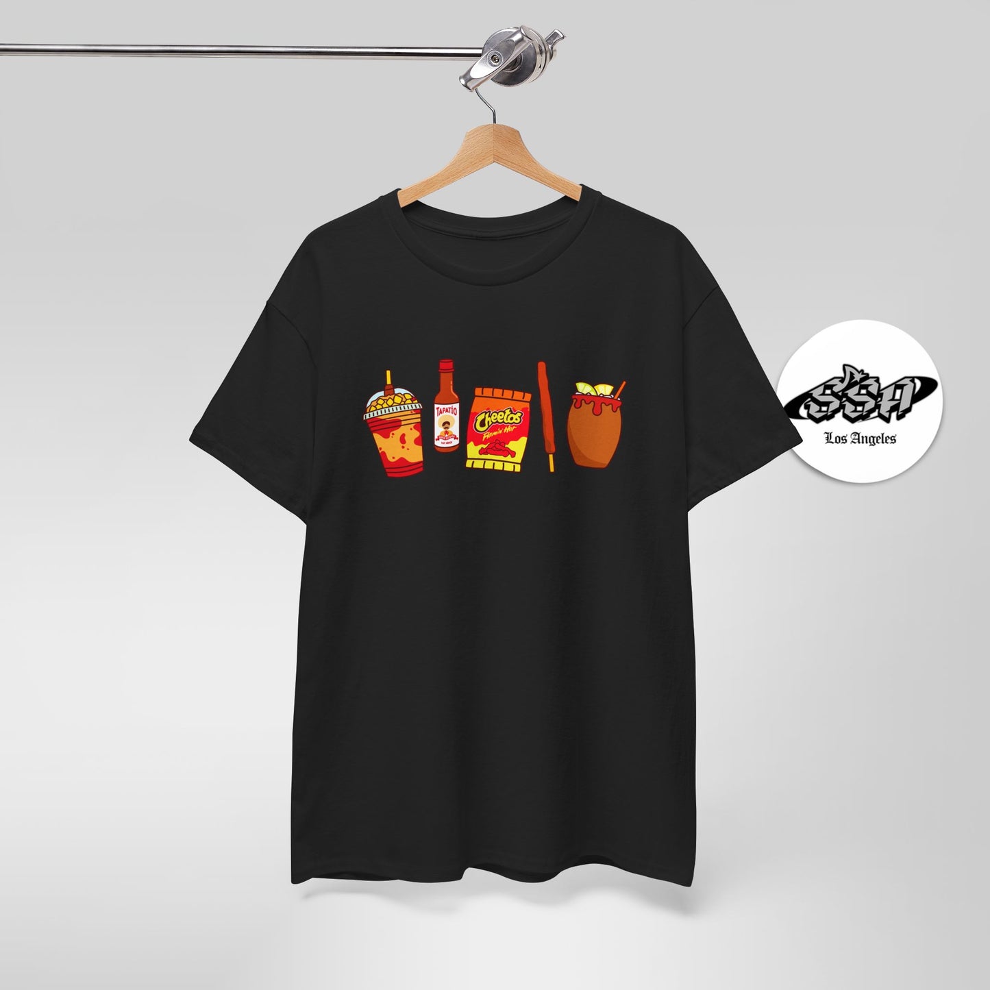 Pa’ Los Picositos T-Shirt – Chamoy, Hot Chips, & Hot Sauce Mexican Snack Tee