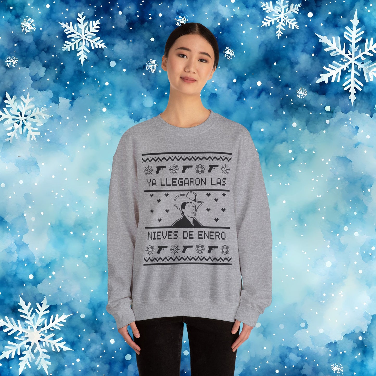 Ya Llegaron Las Nieves de Enero Ugly Christmas Sweater