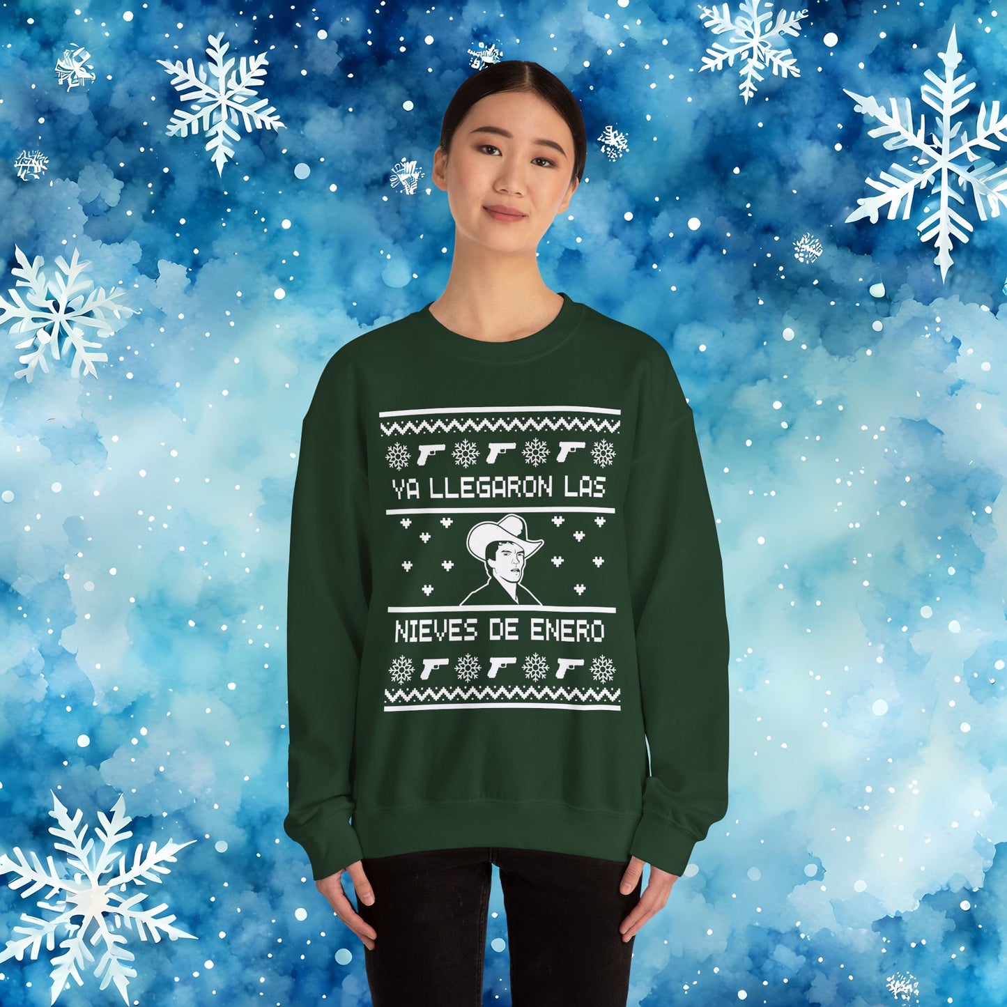 Ya Llegaron Las Nieves de Enero Ugly Christmas Sweater