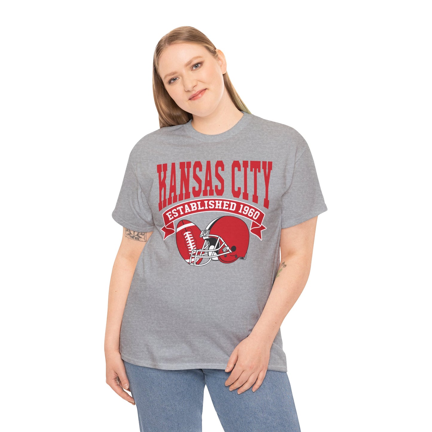 Kansas City Collegiate T-Shirt – Classic Football Established 1960 Tee