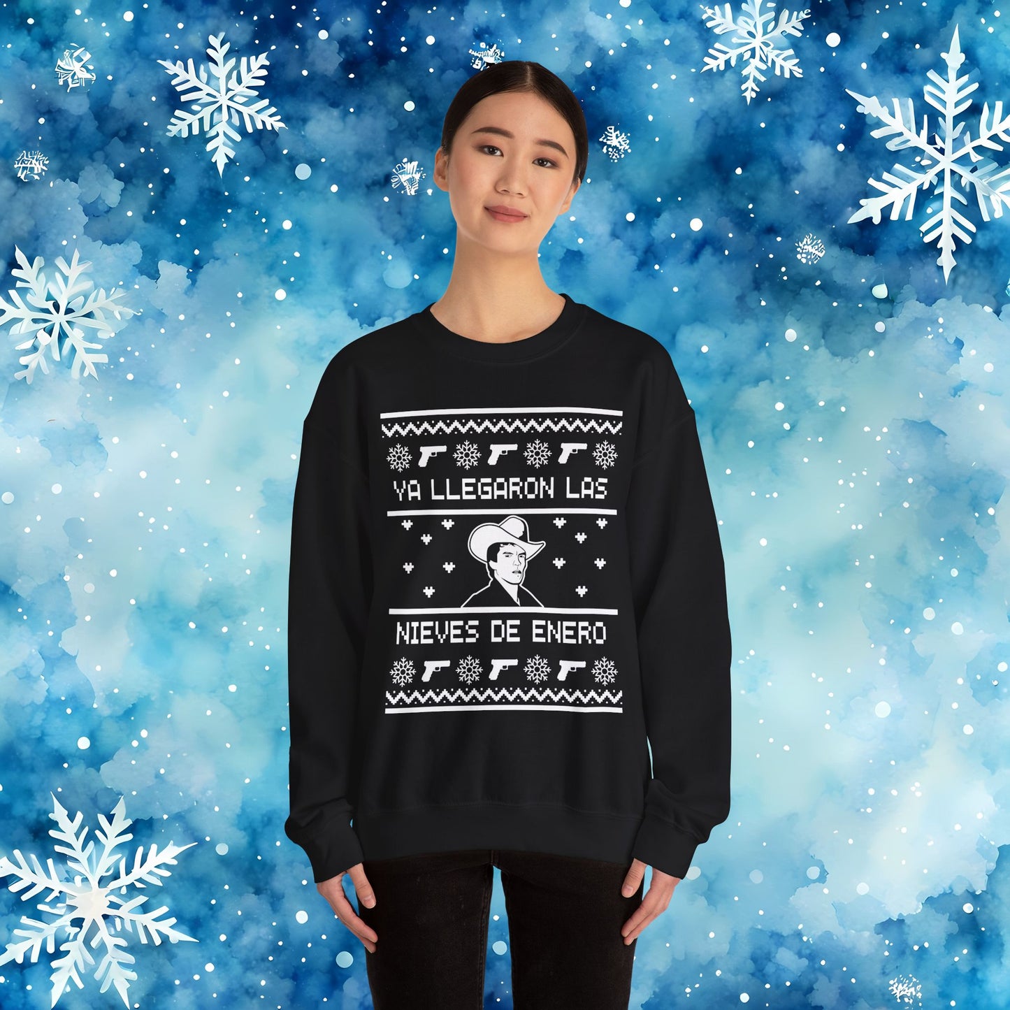 Ya Llegaron Las Nieves de Enero Ugly Christmas Sweater