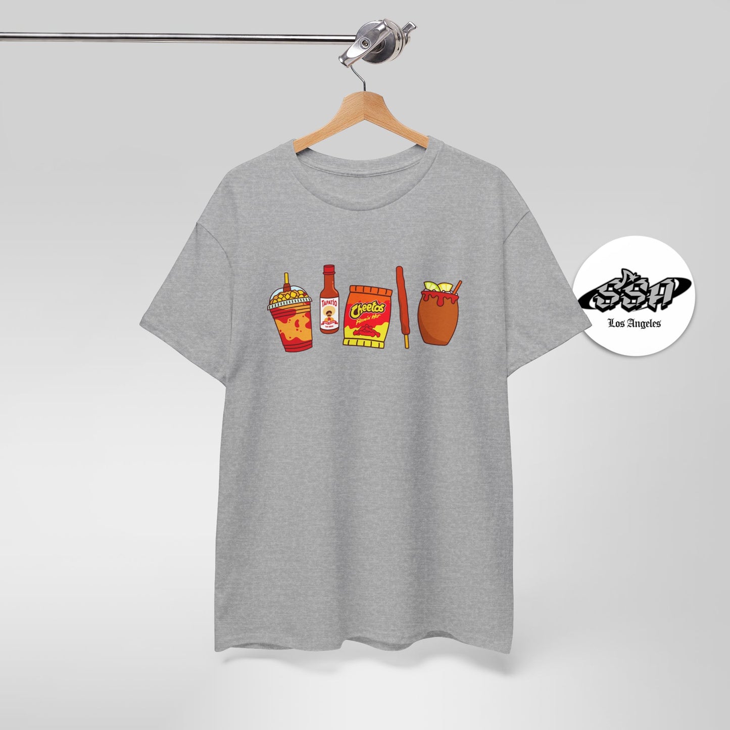 Pa’ Los Picositos T-Shirt – Chamoy, Hot Chips, & Hot Sauce Mexican Snack Tee