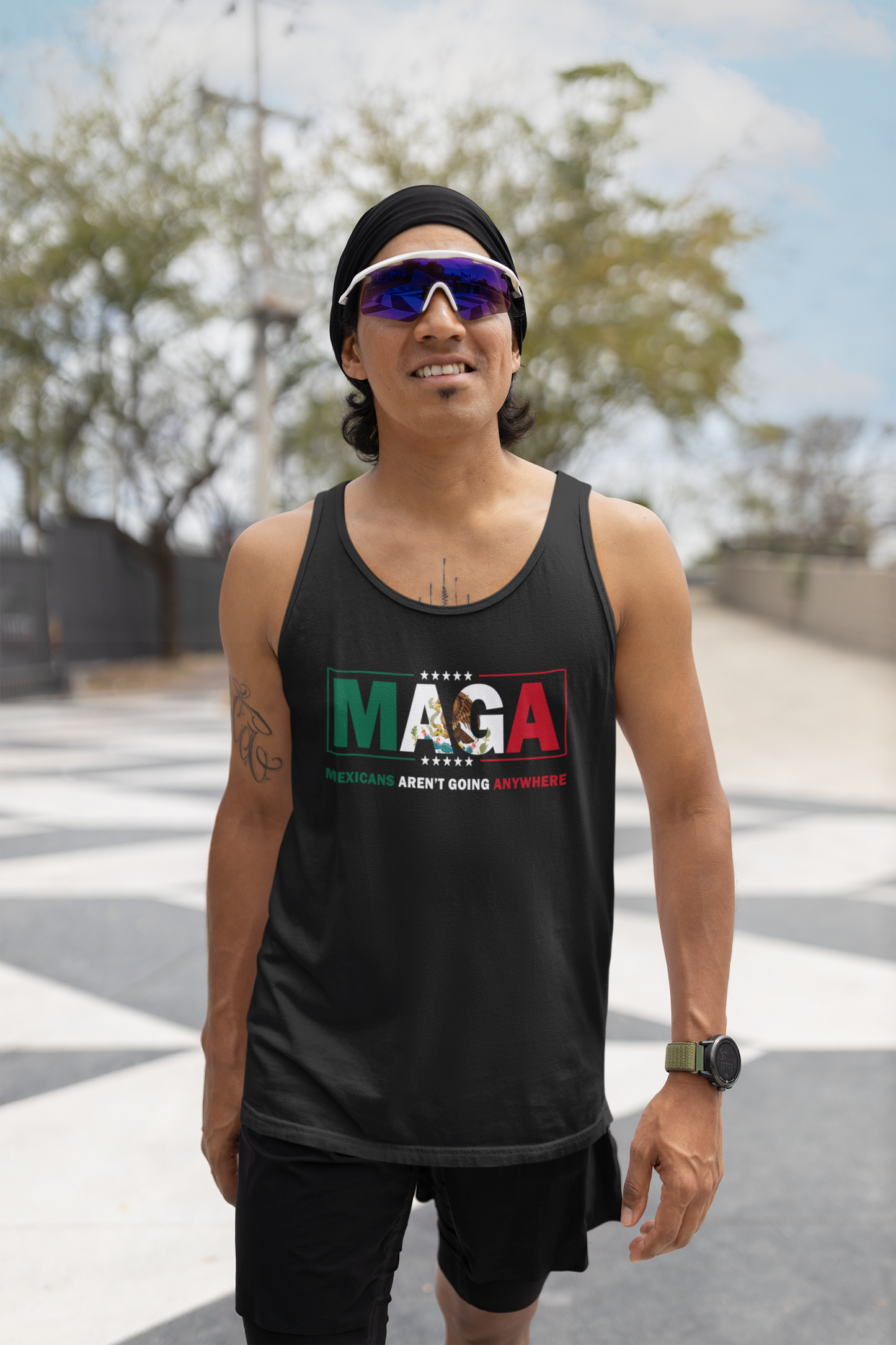 Mexicans Aren't Going Anywhere Unisex Tank Top