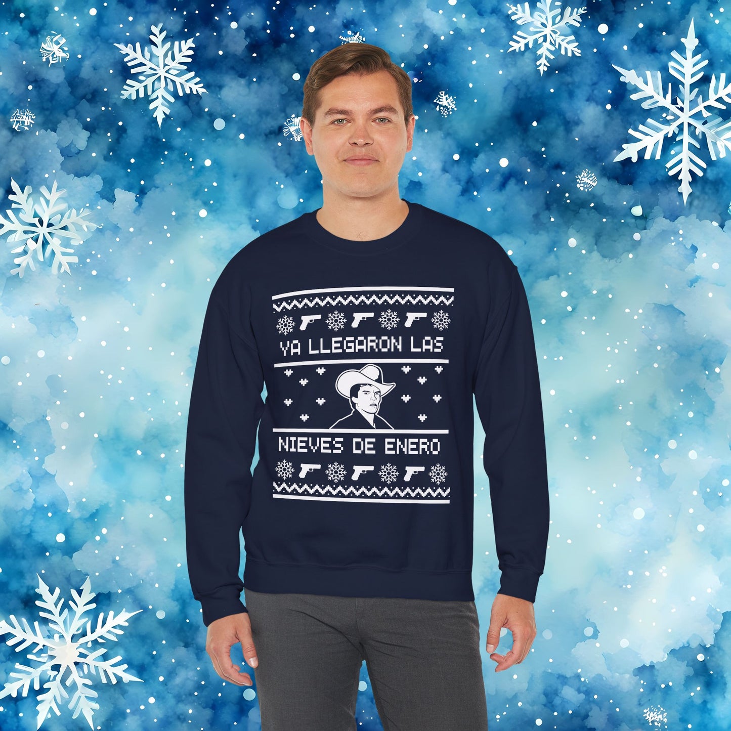 Ya Llegaron Las Nieves de Enero Ugly Christmas Sweater