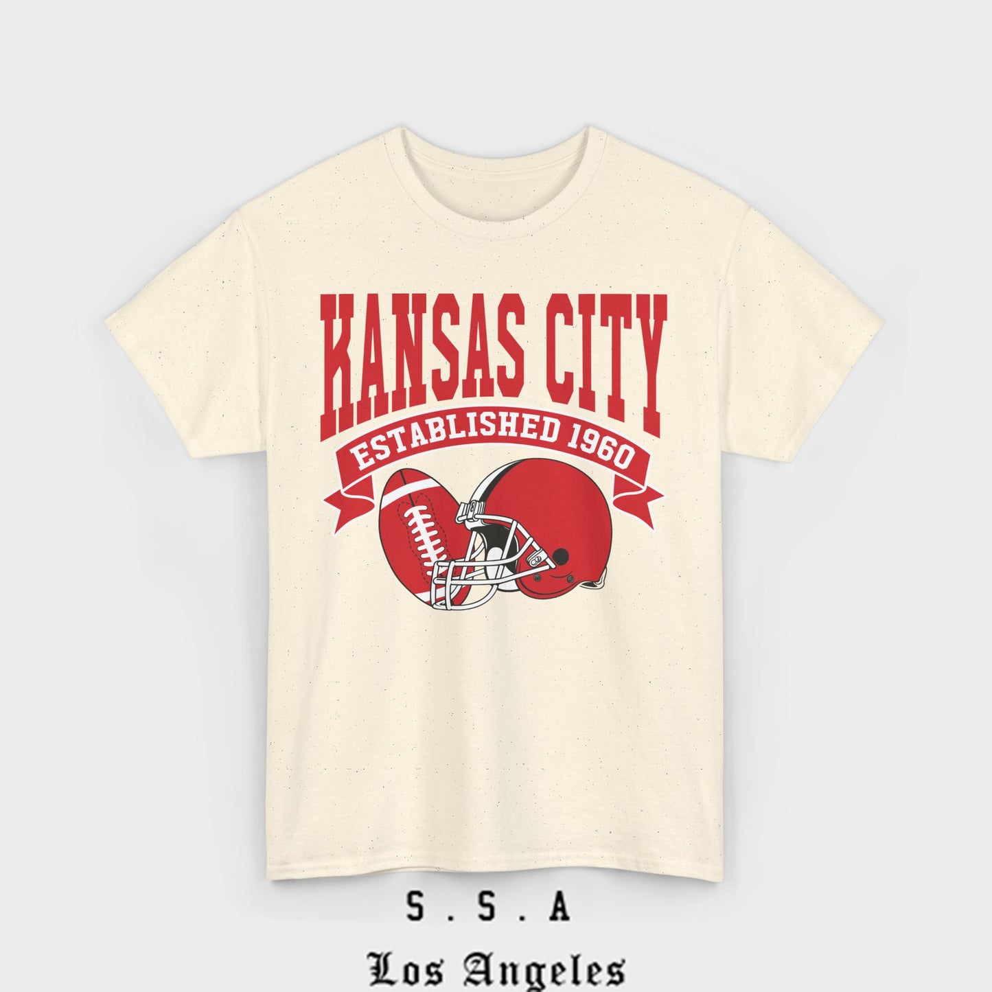 Kansas City Collegiate T-Shirt – Classic Football Established 1960 Tee