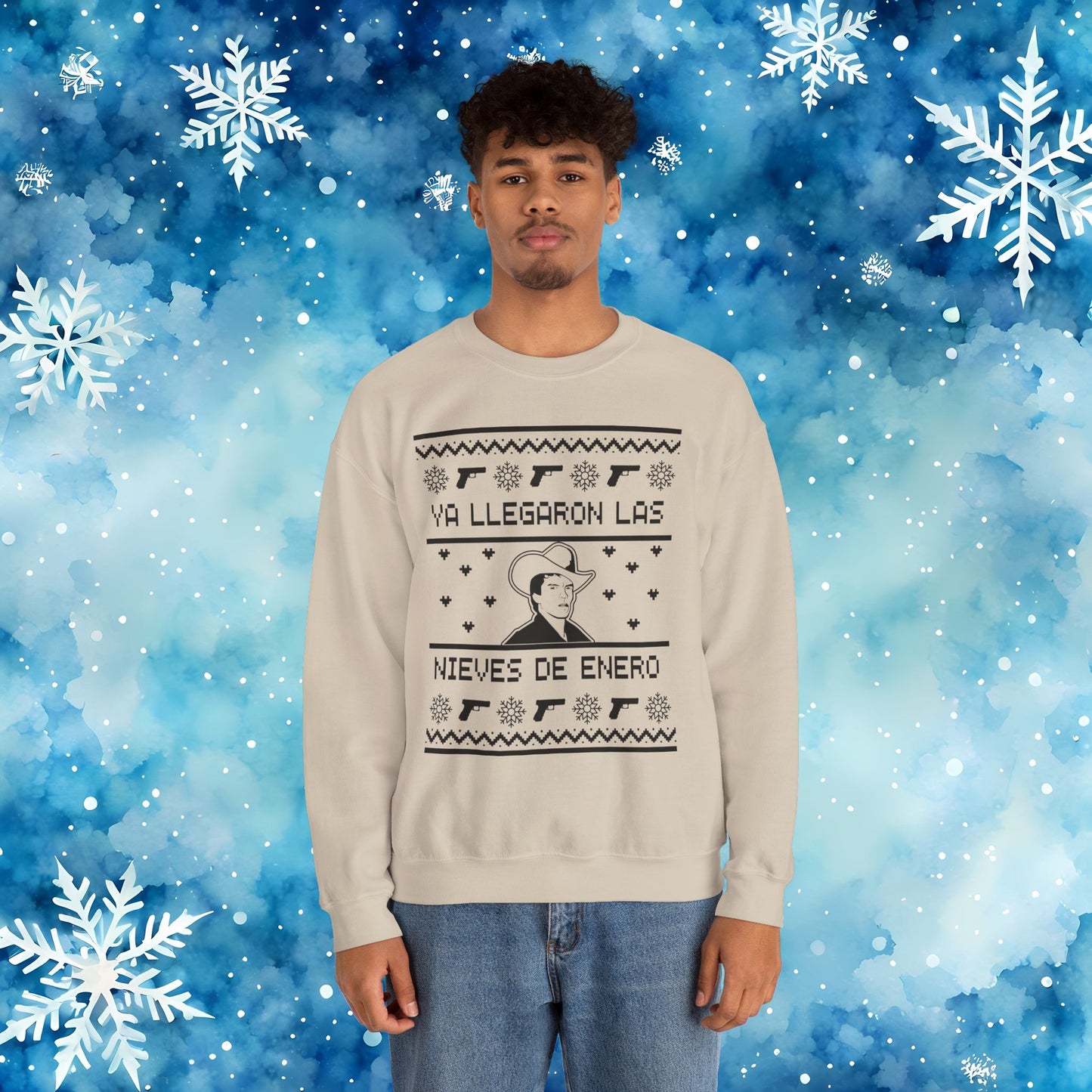 Ya Llegaron Las Nieves de Enero Ugly Christmas Sweater