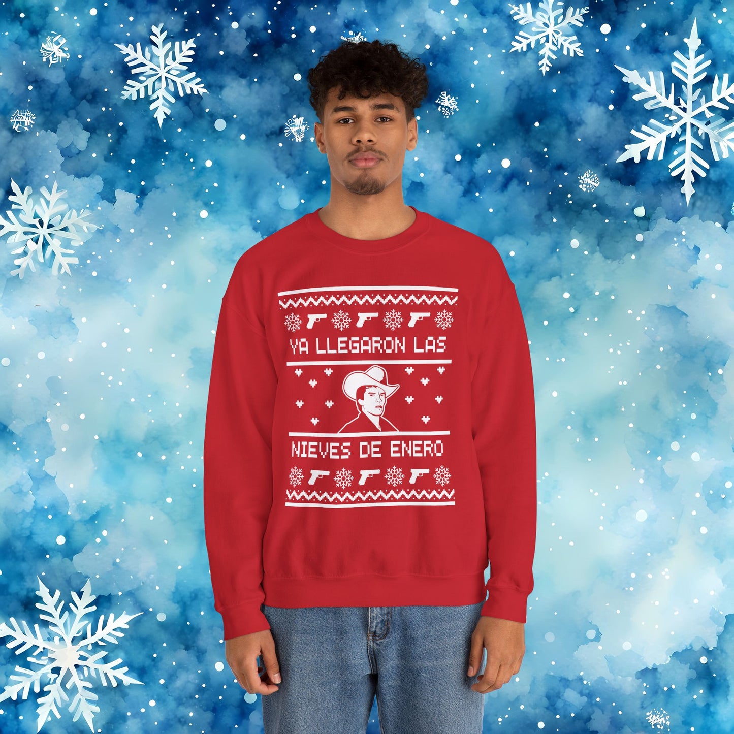 Ya Llegaron Las Nieves de Enero Ugly Christmas Sweater