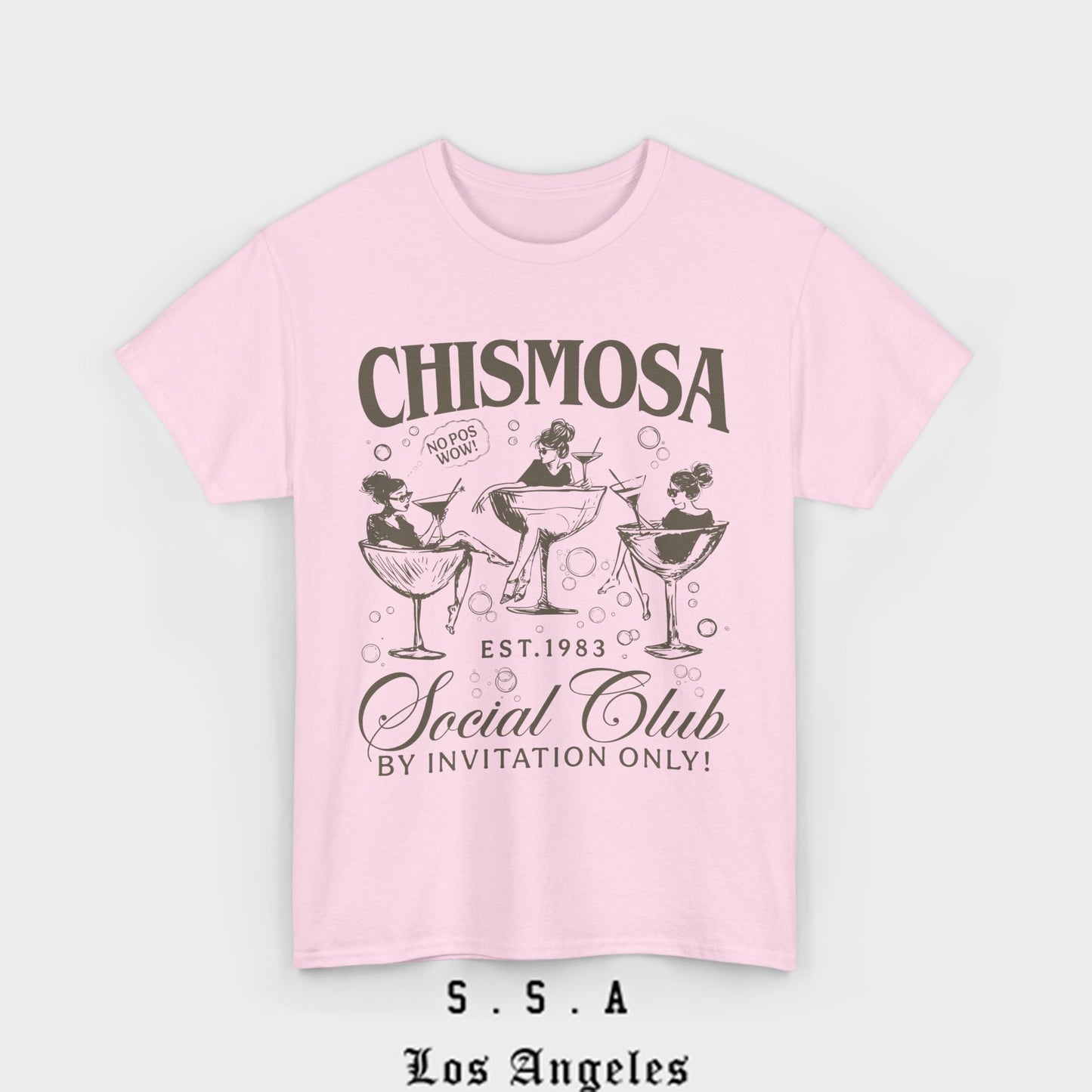 Chismosa Social Club T Shirt – Funny Vintage Vibe Tee