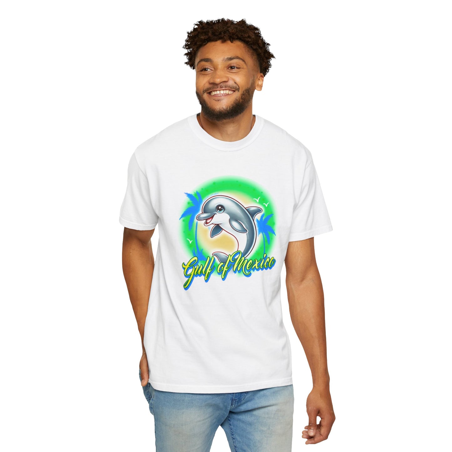 Gulf of Mexico Dolphin FDT T shirt Funny Anti-Trump Graphic Tee