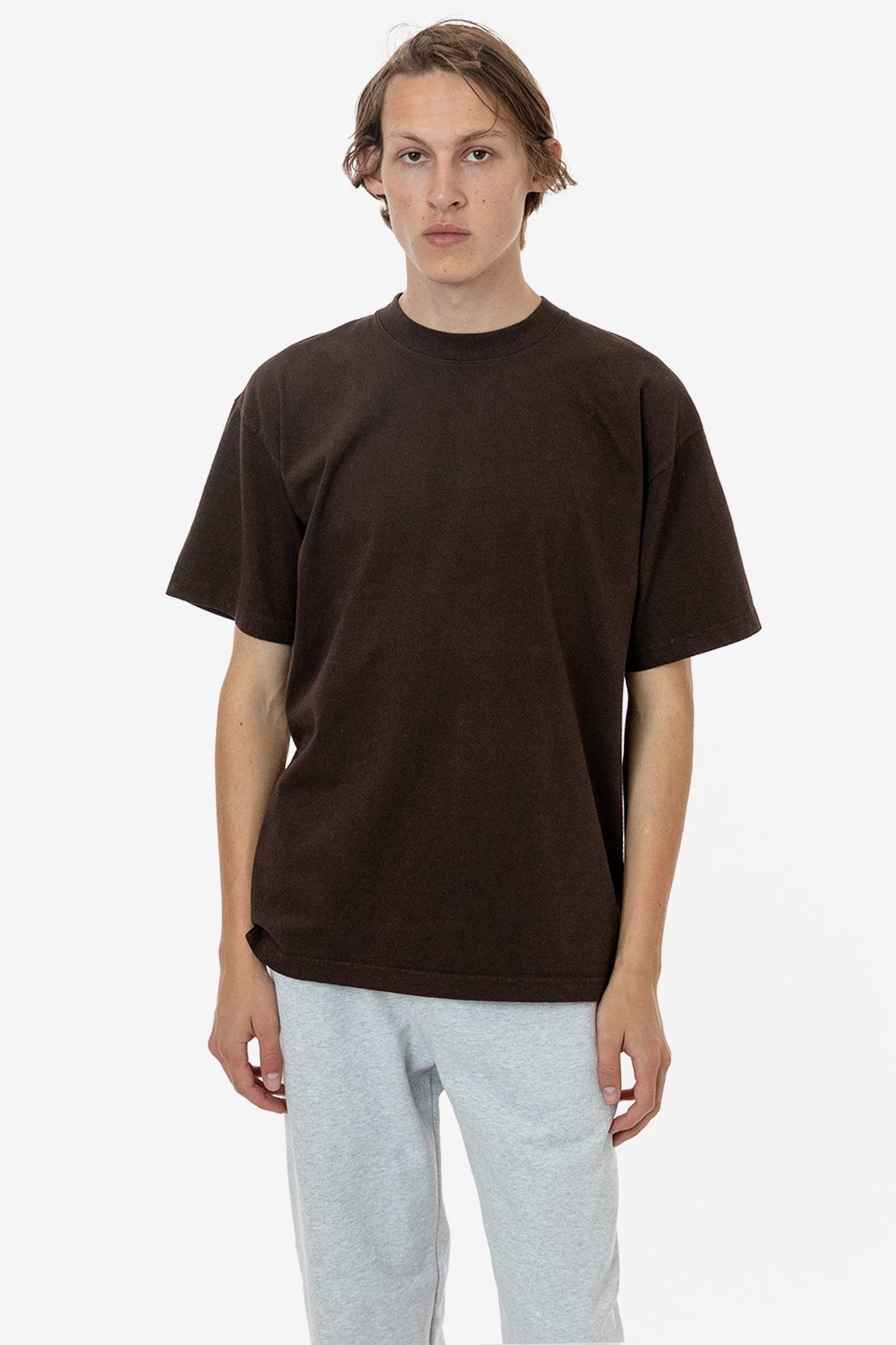 6.5OZ LA APPAREL GARMENT DYE CREW NECK T-SHIRT