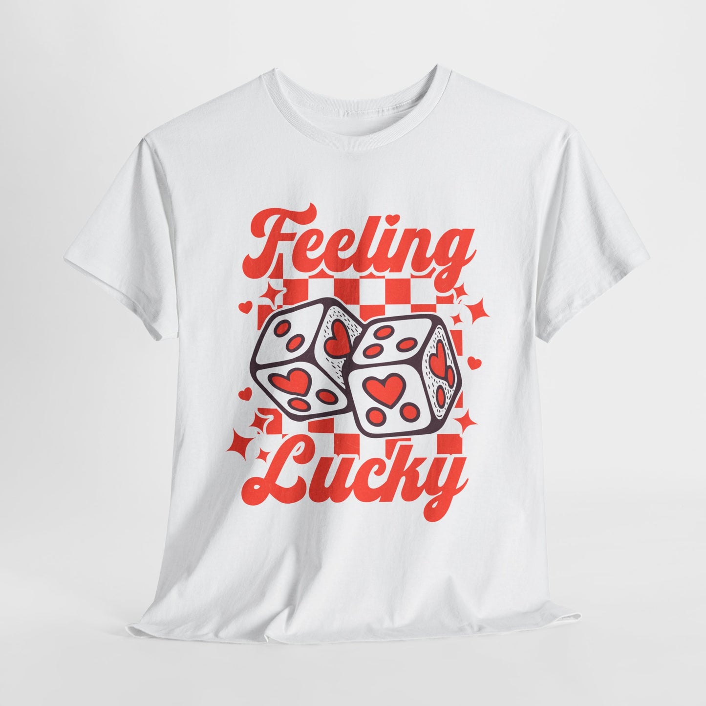 Feeling Lucky T-Shirt – Retro Valentine’s Dice Tee