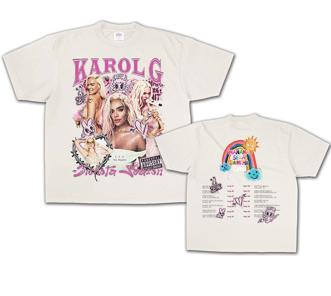 Mejor camiseta de Karol G / Camiseta de Karol G desgastada