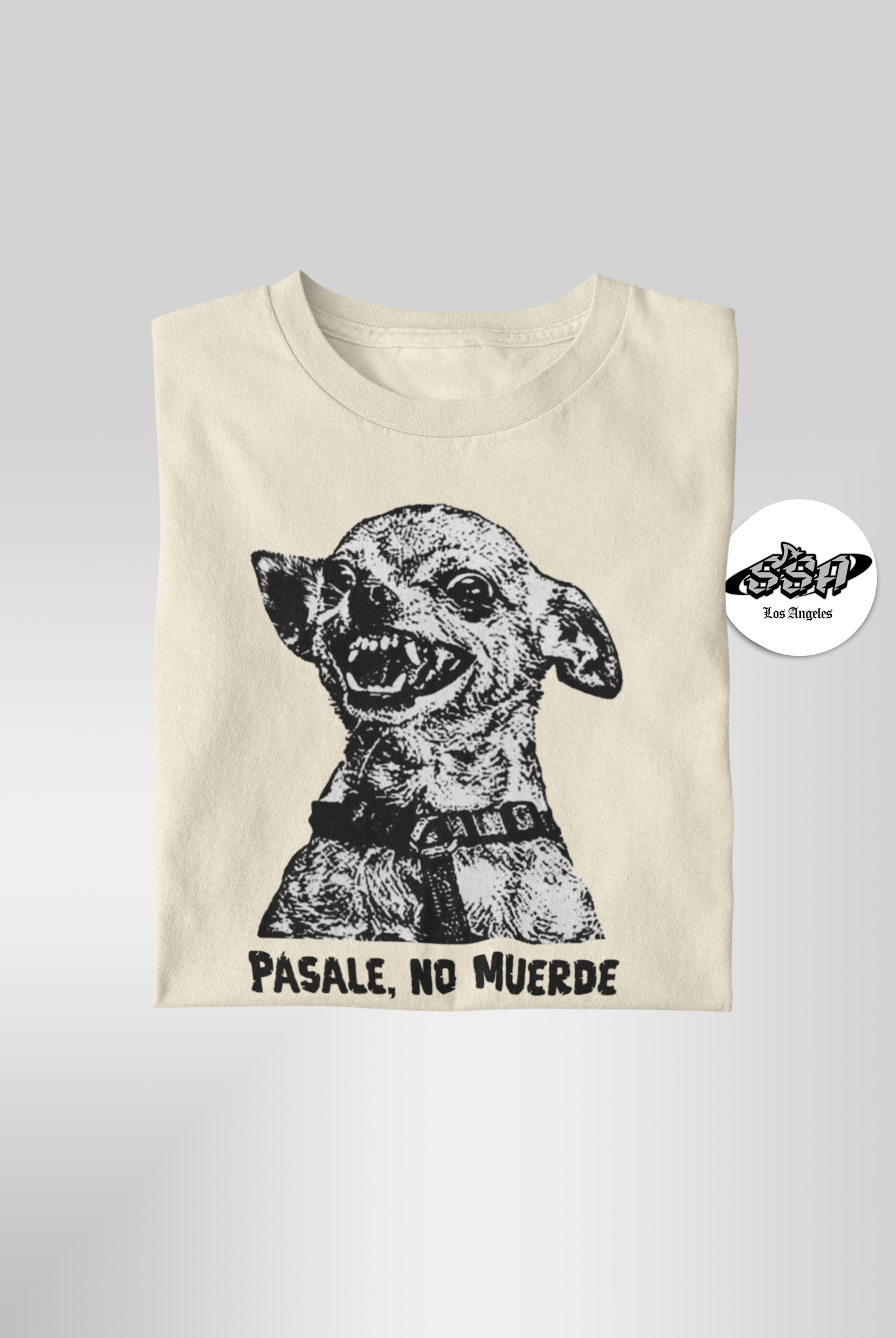 Angry Chihuahua T-Shirt – "Pásale, No Muerde" Tee