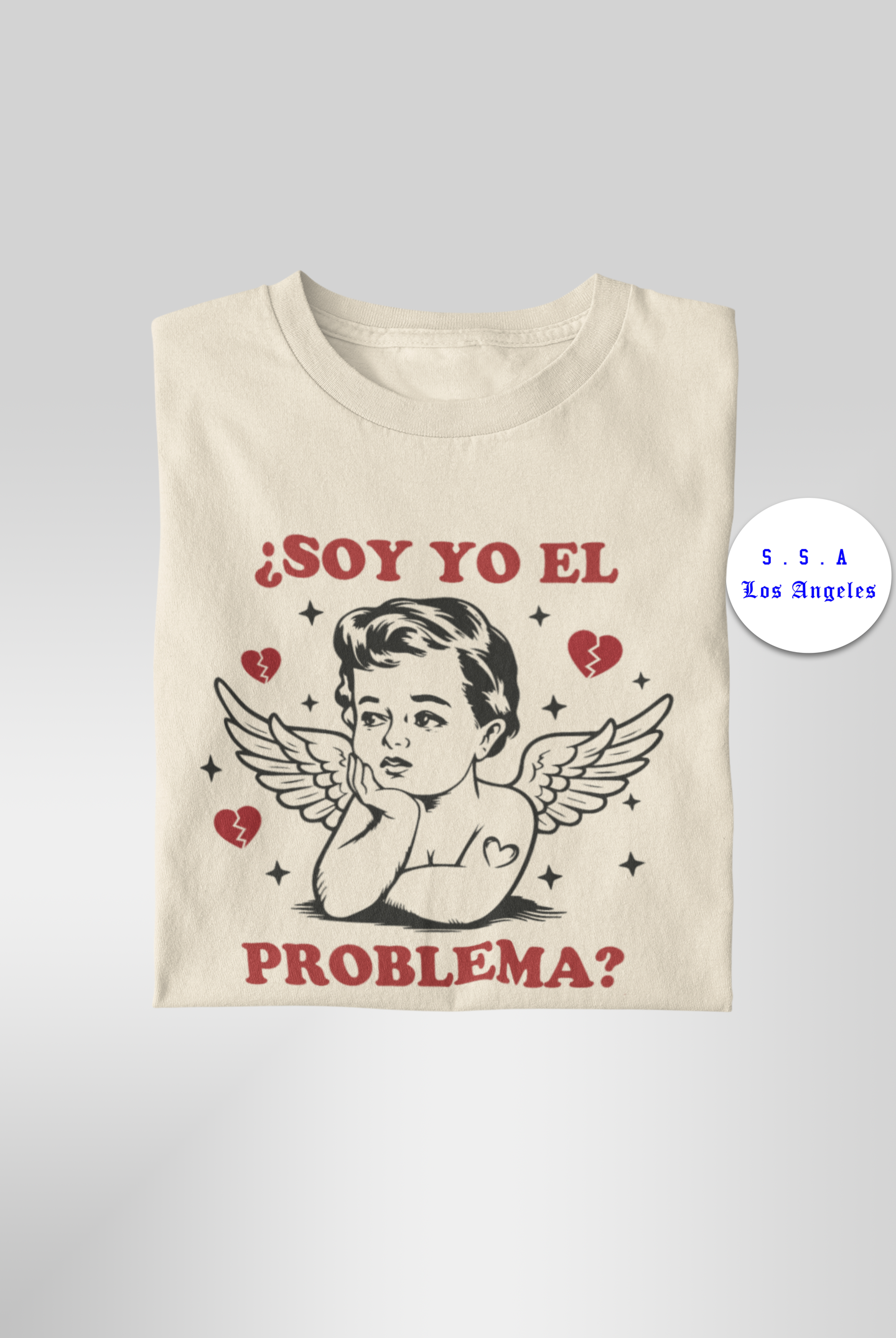 ¿Soy Yo El Problema? Funny Spanish Quote Angel T-Shirt