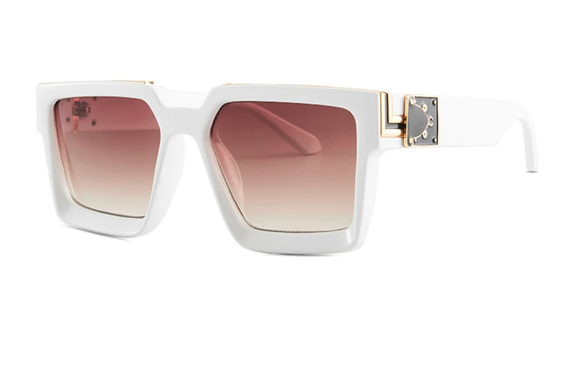 New Millionaire Sunglasses Fashion Men Trendy Big Square